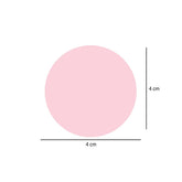 Plain Pink Sticker Roll 250 Pieces - hotpackwebstore.com - Stickers